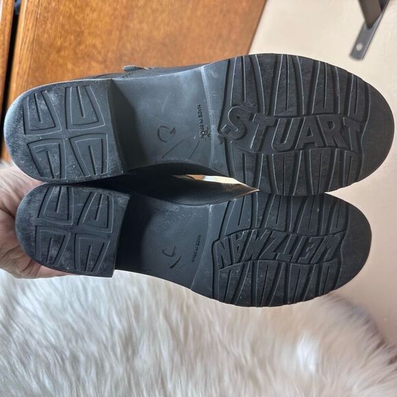 Stuart Weitzman Lotroops Moto Harness Boots Size 7 - Picture 6 of 10